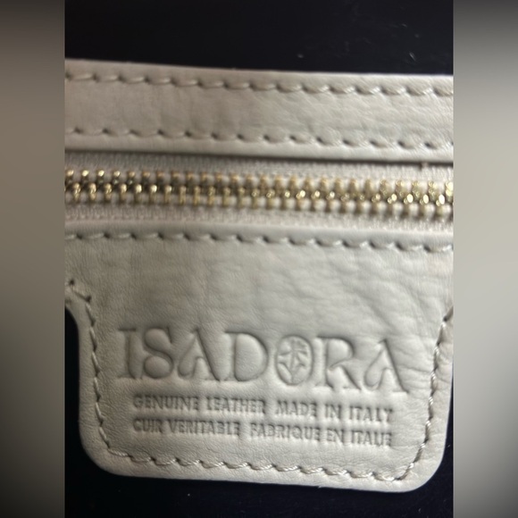 Isadora Leather Padded Woven Shoulder Bag - Picture 7 of 11